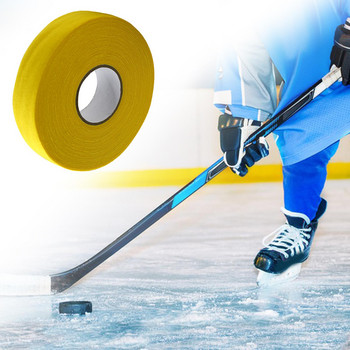 Цветна атлетична лента за захващане за хокей на лед Лента за хокейни стикове Добра екипировка Роля на предпазител за пищяла за фитнес 2,5 см * 25 м