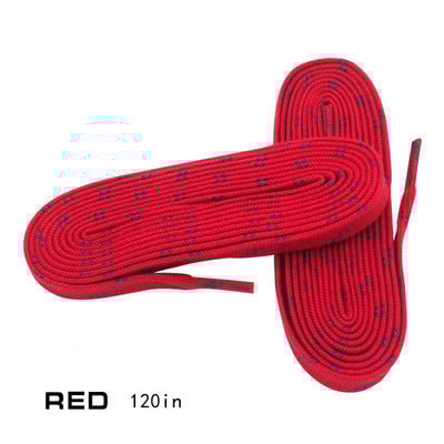 Riedulio raišteliai 96 col. 108 col. 120 col. Dviejų sluoksnių pynė, papildomai sutvirtinti antgaliai vaškuoto antgalio dizaino kostiumas ledo ritulio raišteliui.