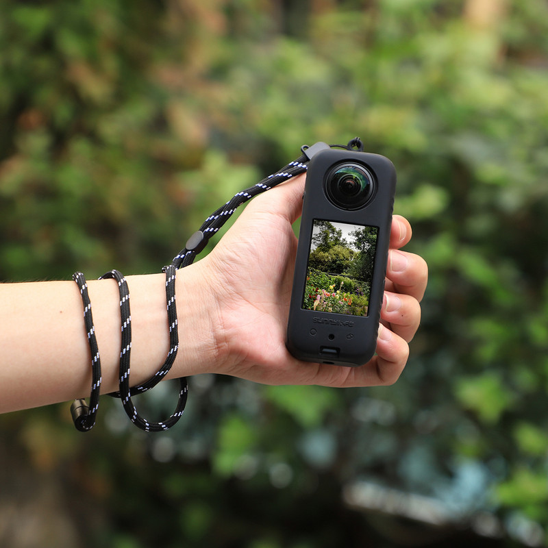 Insta360 X3 silikoonist ümbriskaitse, kaotsiminekuvastane kaasaskantav kaitsekate, ümbris Insta360 X3 panoraamkaamera tarvikute jaoks