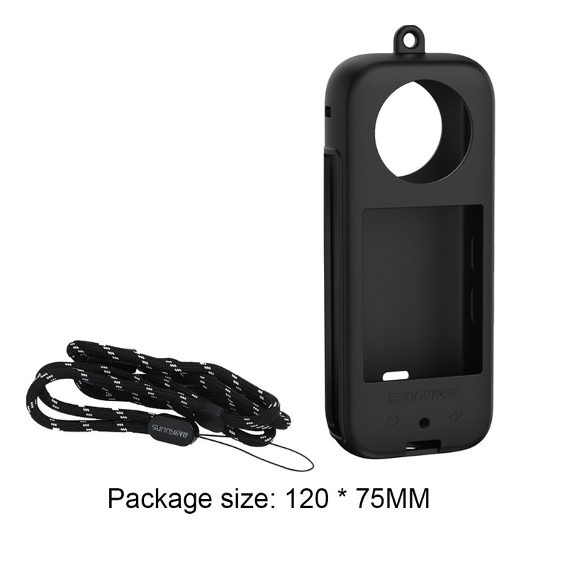 Insta360 X3 silikoonist ümbriskaitse, kaotsiminekuvastane kaasaskantav kaitsekate, ümbris Insta360 X3 panoraamkaamera tarvikute jaoks