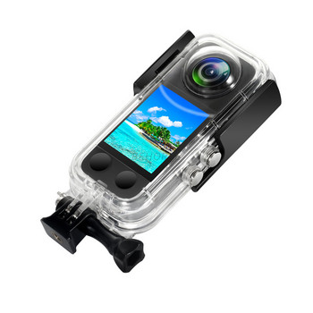 40M Αδιάβροχη θήκη Dive Housings Case Underwater Protective Box for Insta 360 ONE X3 Panoramic Action Camera Accessories