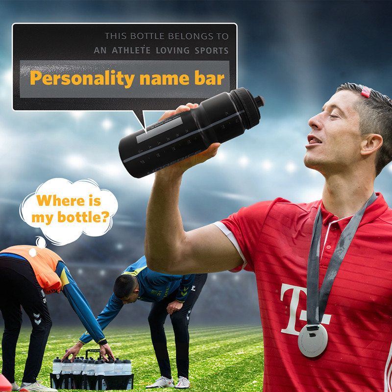 Ledo ritulio butelis sportinis butelis vandens butelis be BPA 750 ml lauko stovyklavimui futbolas badmintonas tenisas nešiojamas vandens butelis