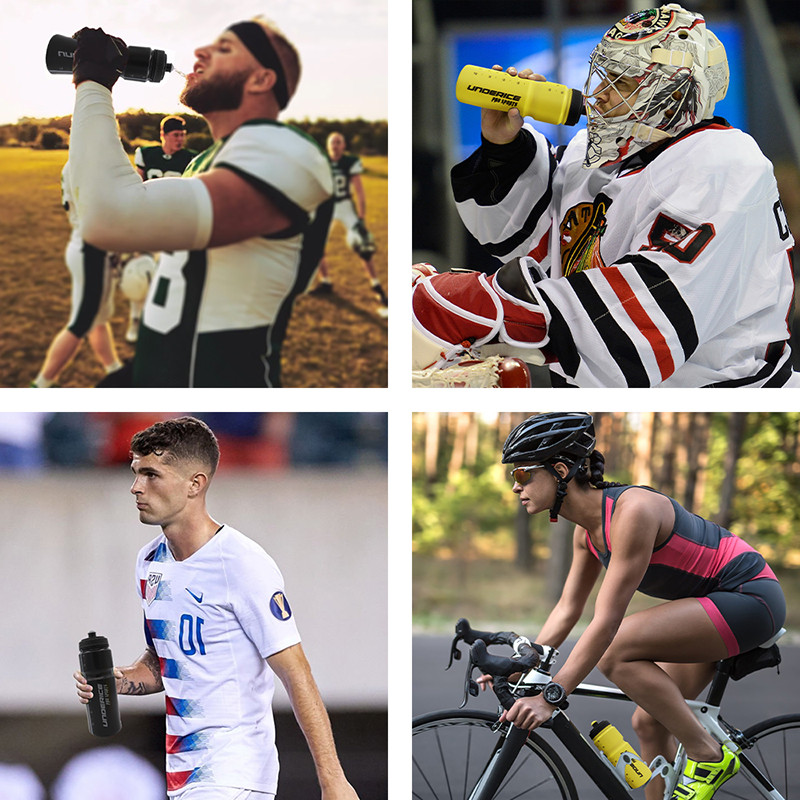 Ledo ritulio butelis sportinis butelis vandens butelis be BPA 750 ml lauko stovyklavimui futbolas badmintonas tenisas nešiojamas vandens butelis