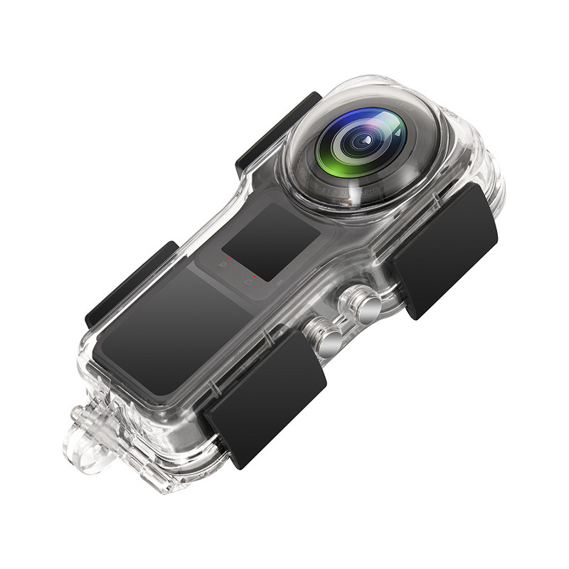 40 m veekindel ümbris Insta360 ONE RS 1-tolline objektiivikaitse, läbipaistev panoraamne kaitsekate Kriimustuskindel Insta360 One RS jaoks