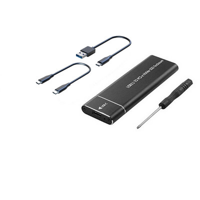 Adaptor pentru carcasă SSD M.2 NVMe 10 Gbps USB C 3.1 Gen2 Carcasă NVMe Carcasă externă Cititor NVMe pentru Samsung 980 970/Intel/ADATA