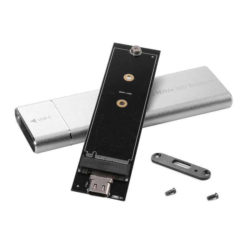M.2 NVMe SSD korpuso adapteris 10Gbps USB C 3.1 Gen2 NVMe Case išorinis korpusas NVMe skaitytuvas, skirtas Samsung 980 970 / Intel / ADATA