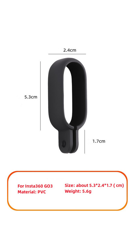 Kavez s okvirom za insta360 Go3 Zaštitna maska Kućište za insta360 Go3 Dodaci za zaštitu kamere Zaštitni kavez za kameru 2023