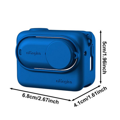 Silikoninis dėklas fotoaparatui Minkštas silikoninis odos dėklas, atsparus smūgiams fotoaparato krepšio korpuso dangtelio apsauga, skirta fotografuoti