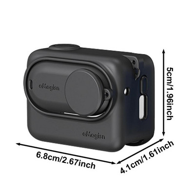 Silikoninis dėklas fotoaparatui Minkštas silikoninis odos dėklas, atsparus smūgiams fotoaparato krepšio korpuso dangtelio apsauga, skirta fotografuoti