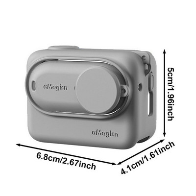 Silikoninis dėklas fotoaparatui Minkštas silikoninis odos dėklas, atsparus smūgiams fotoaparato krepšio korpuso dangtelio apsauga, skirta fotografuoti