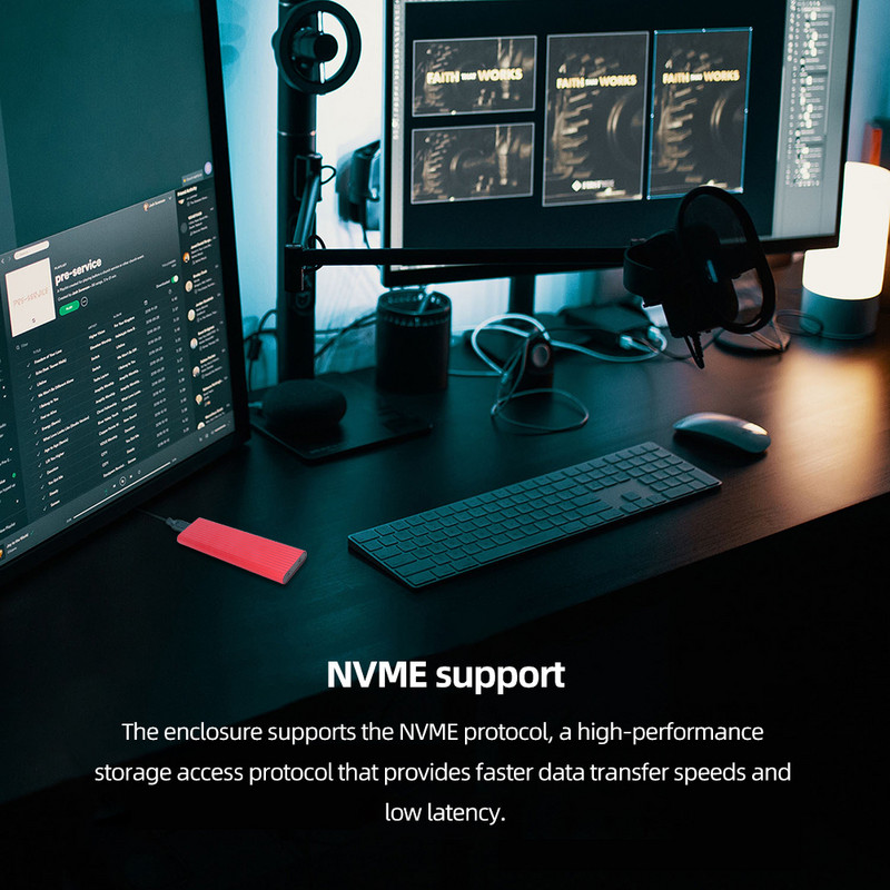 Carcasă SSD M.2 NVME Carcasă hard disk externă NGFF SATA pentru PC Laptop M2 USB 3.0 HD Cutie de stocare pentru SSD M.2 2230/2242/2260/2280