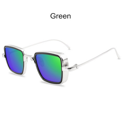 2020 m. Fashion Square Metal Vyriški akiniai nuo saulės Vintažiniai neatspindintys veidrodiniai akiniai Klasikinio dizaino moteriški akiniai nuo saulės Uv400