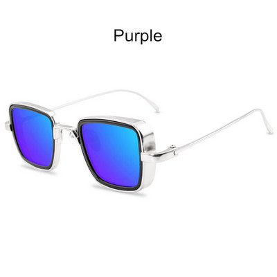 2020 m. Fashion Square Metal Vyriški akiniai nuo saulės Vintažiniai neatspindintys veidrodiniai akiniai Klasikinio dizaino moteriški akiniai nuo saulės Uv400