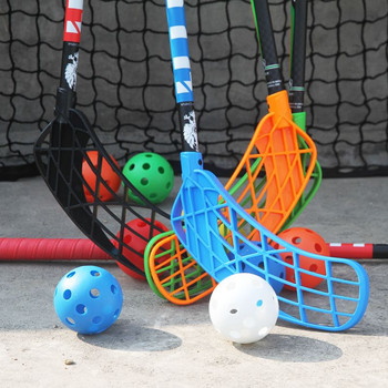 4 бр. флорбол за хокей на трева от PVC пластмасови стик топка улична спортна практика на открито оборудване за шайба за хокей на лед