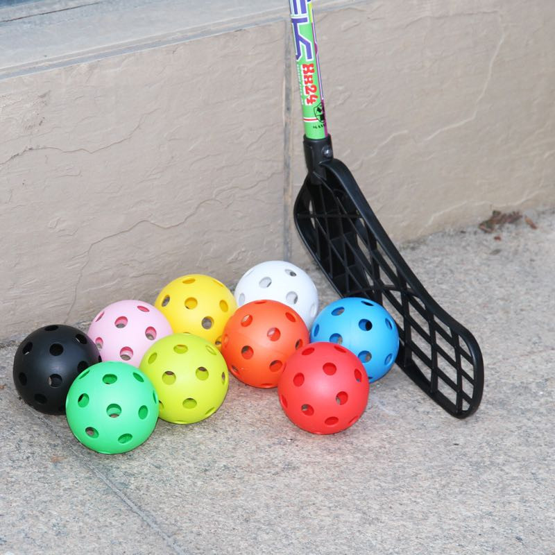 4 τεμ. Χόκεϊ επί χόρτου Floorball PVC Plastic Stick Ball Street Outdoor Sport Practice Εξοπλισμός για χόκεϊ επί πάγου