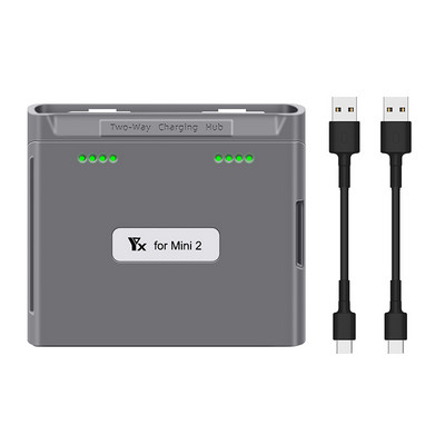 Mini 2 punjač baterije Dvosmjerni USB brzi pametni punjač Hub Butler punjač Power Bank za DJI Mavic Mini 2/SE Dodaci za drone