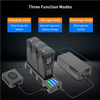 4 в 1 Мултифункционално бързо зарядно за Mavic 3 Pro Battery Smart Charging Hub за DJI Mavic 3/Mavic 3 Classic Drone Аксесоари
