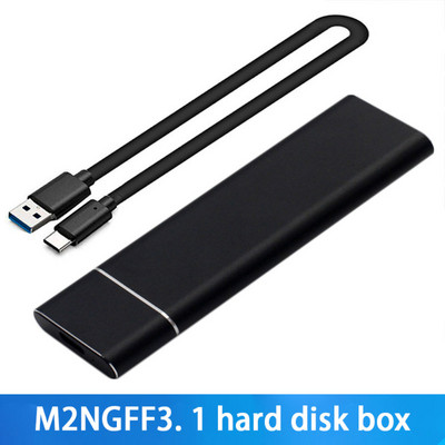 Cutie pentru hard disk M.2 NGFF M.2 NGFF Type-C 3.1 Cutie pentru hard disk mobil din aliaj de aluminiu SSD Cutie pentru hard disk solid Suport OS Windows