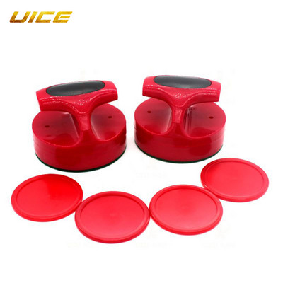 Air Hockey Pushers and Hockey Pucks Great Goal Handles Paddles Replacement Accessories for Game Tables