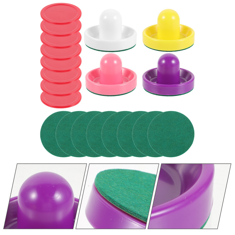 1 rinkinys ledo ritulio ritulių stalinis ledo ritulio stūmiklis plastikinis ledo ritulio irklas Stalo ledo ritulio reikmenys