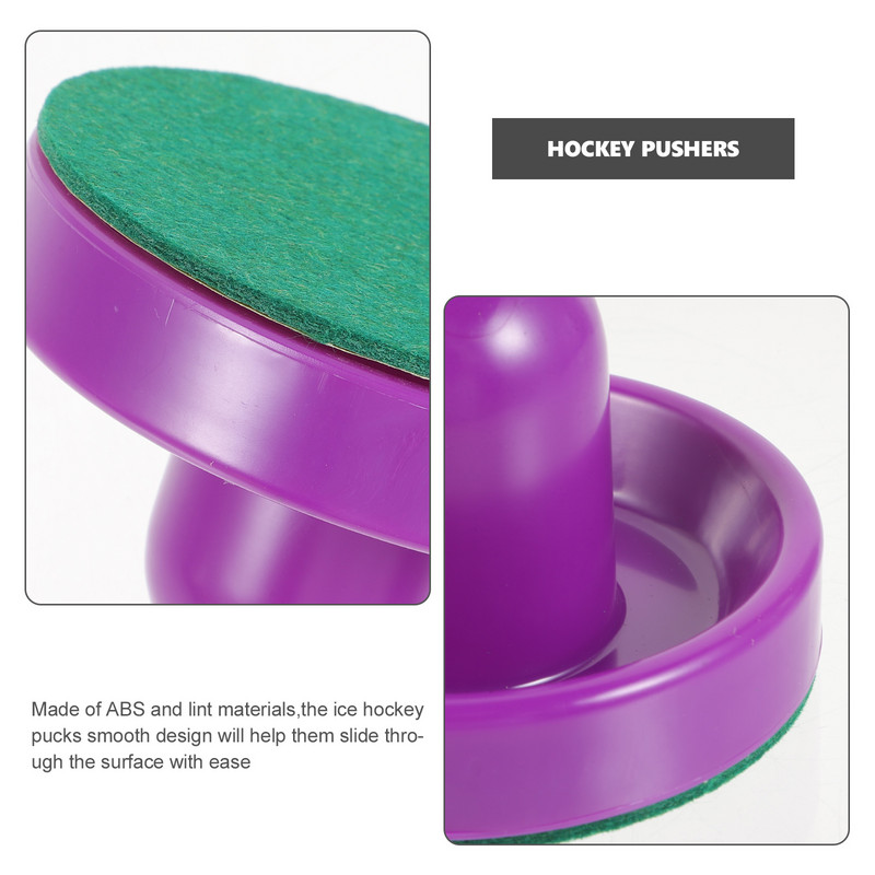 1 rinkinys ledo ritulio ritulių stalinis ledo ritulio stūmiklis plastikinis ledo ritulio irklas Stalo ledo ritulio reikmenys