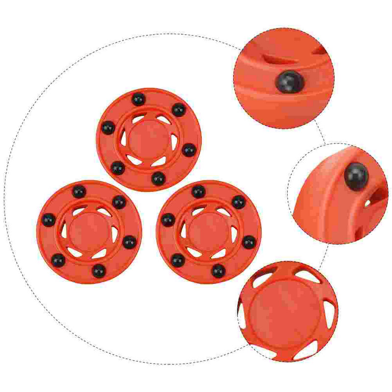 3 τμχ Street Hockey Balls Pucks Pucks Puck Professional Hockey Street Training Roller Game Inline Practicing Balls Major