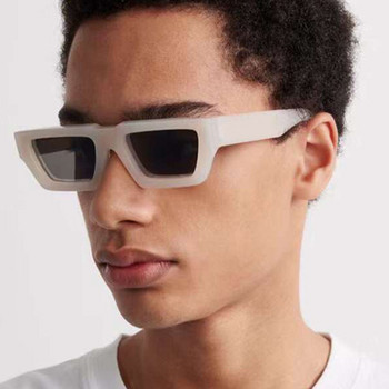 Τετράγωνα γυαλιά ηλίου Ανδρικό μικρό πλαίσιο Ανδρικά γυαλιά ηλίου Retro Mirror Fashion Hip Hop Υψηλής ποιότητας Lunette De Soleil Homme