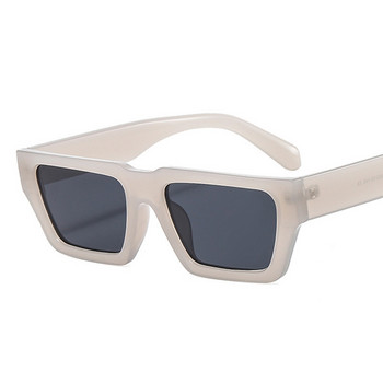 Квадратни слънчеви очила Мъжки слънчеви очила с малка рамка Ретро огледални модни хип-хоп висококачествени Lunette De Soleil Homme