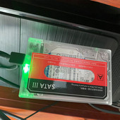 SD-ház lemez alakú 2,5 hüvelykes Vintage merevlemez-ház Akár 6 TB-os SATA-USB3.0-hoz 5 Gbps meghajtó ingyenes Windows/Mac OS/Linux rendszerhez