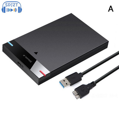 Kiire välise kõvaketta korpus 2,5-tolline Micro B USB 3.0 Type-C kaabel väline kõvaketas 5TB 5Gbps HD-salvestusseade