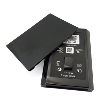 1 τεμ για xbox-360 Λεπτή εσωτερική θήκη σκληρού δίσκου HDD περίβλημα σκληρού δίσκου μαύρο Υψηλής ποιότητας