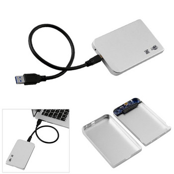 Кутия за твърд диск USB 3.0 HDD SSD кутия 2,5-инчов SATA твърд диск Външен корпус Корпус от алуминиеви сплави Преносими домашни инструменти