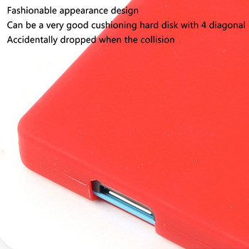 Защитен калъф Калъф за мобилен твърд диск Удароустойчив Еластичен защитен калъф против падане за WD 4TB/5TB My Passport