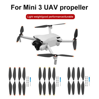 8 komada propelera za DJI Mini 3 Pro helice Pribor Manje Niže smanjenje buke Brze lopatice propelera za dji mini 3 quadcopte