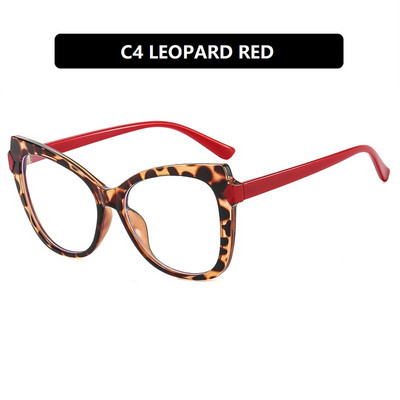 Moteriški akiniai 2022 m. Trend Cat's Eye Plokščias veidrodis TR90 Anti-mėlynas šviesus akinių rėmelis Paprasti akiniai Oculos De Grau Feminino