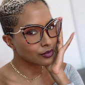 Naujas mados retro dizainerio anti mėlynos šviesos moteriški akiniai metaliniai kačių akių rėmeliai Gamintojas Kokybiški Trend Clear Reding kompiuteriniai akiniai