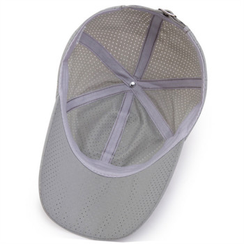 Нова бързосъхнеща дамска мъжка шапка за голф за риболов Лятна външна шапка за слънце Регулируема унисекс бейзболна шапка