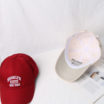 Κεντητό γράμμα καπέλο μπέιζμπολ Γυναικείο καπέλο για άνδρες Άνοιξη Καλοκαίρι Καπέλα με κυρτό γείσο Unisex Αθλητικό χιπ χοπ μπαμπά Καπέλο Gorras