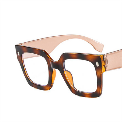 2023 Νέος μεταλλικός μισός σκελετός αντι μπλε γυαλιά Γυναικεία vintage γυαλιά γυαλιά Σκελετοί για γυναικεία ανδρικά S Asymmetric Glasses