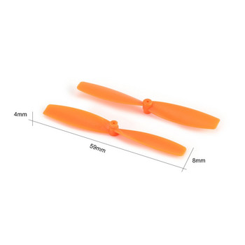 8 ζεύγη CW/CCW Propeller Props Blades για RC 60mm Mini Racing Drone Quadcopter Αεροσκάφους UAV Ανταλλακτικά Εξαρτήματα Αξεσουάρ