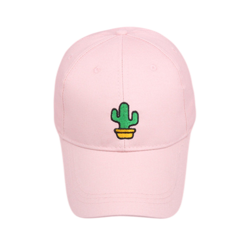 Noua șapcă de baseball cu brodată la modă cactus, bărbați și femei, protecție solară în aer liber, pălărie casual sport respirabilă