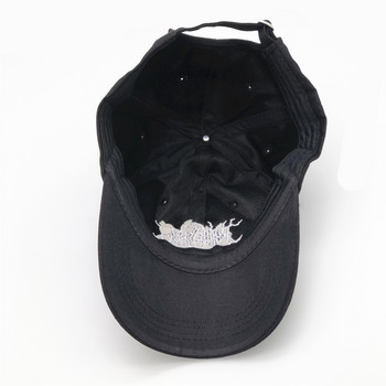 Κέντημα Gothic Street Punk Frauen Καπέλο μπέιζμπολ Ανδρικό βαμβακερό ρυθμιζόμενο καθαρό μαύρο αθλητικά καπέλα Γυναικεία Hip Hop Dad Καπέλο Νέο
