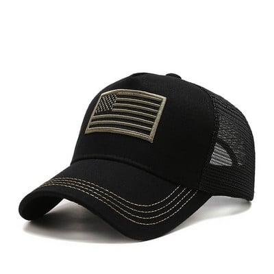 Mash beisbolo kepurė Vyrai Moterų taktinės armijos karinės tėčio kepurė JAV Amerikos vėliava Unisex hiphopo kepurė Sportinė lauko kepuraitė gorras hombre