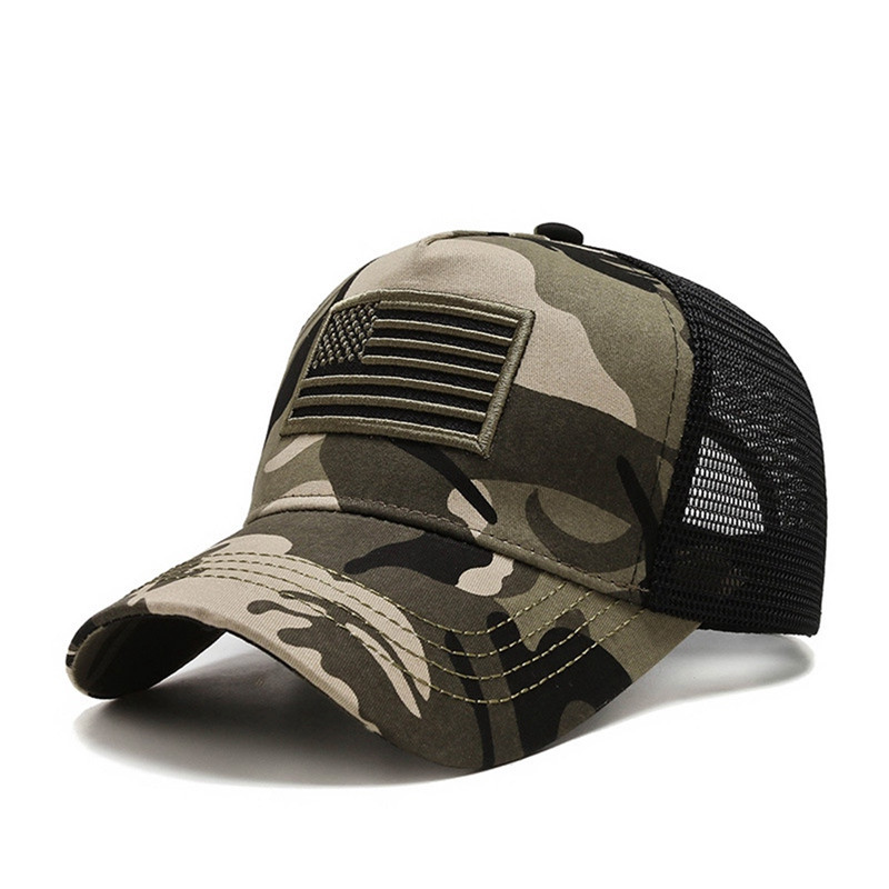Mash beisbolo kepurė Vyrai Moterų taktinės armijos karinės tėčio kepurė JAV Amerikos vėliava Unisex hiphopo kepurė Sportinė lauko kepuraitė gorras hombre