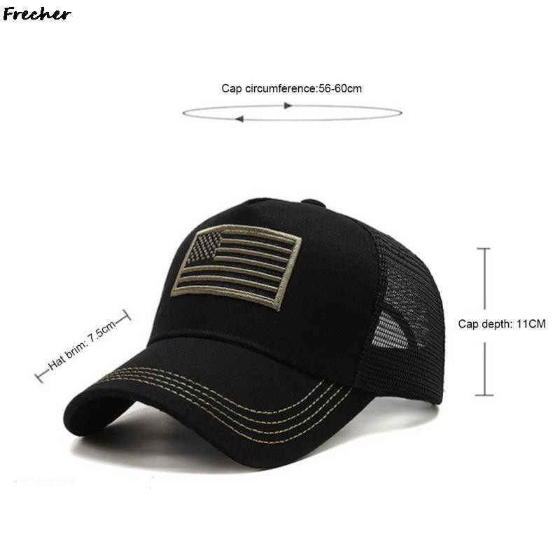 Mash beisbolo kepurė Vyrai Moterų taktinės armijos karinės tėčio kepurė JAV Amerikos vėliava Unisex hiphopo kepurė Sportinė lauko kepuraitė gorras hombre