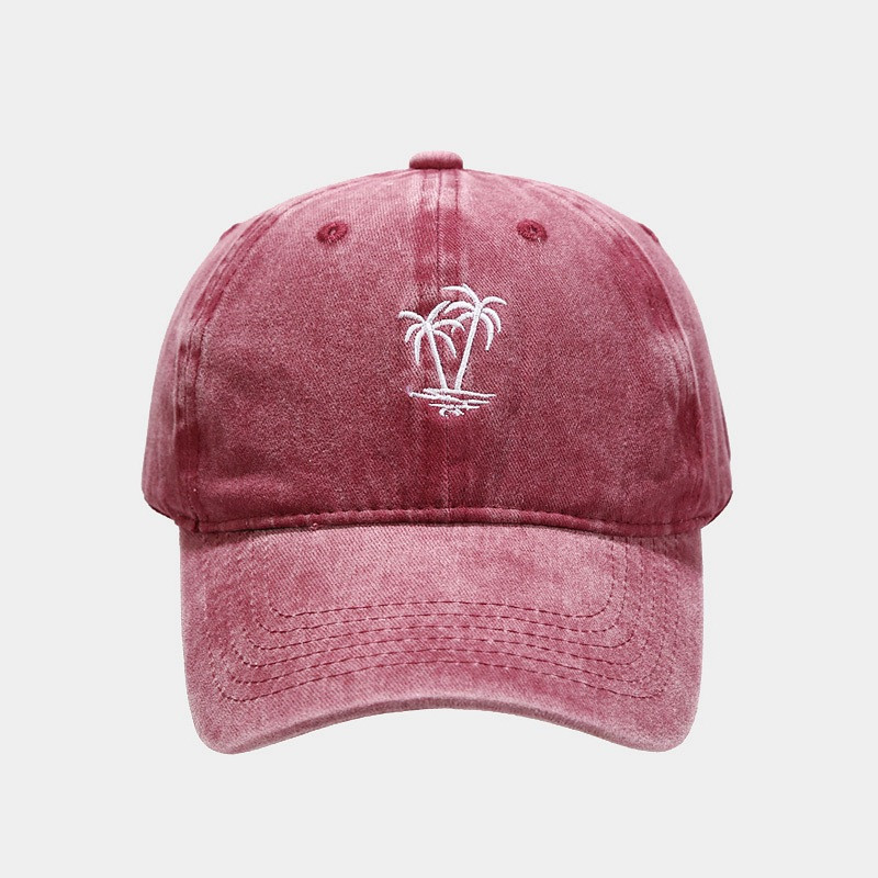 Medžių siuvinėjimas Nuskalbtas tvirtas berniukų beisbolo kepurės Reguliuojamos mergaičių moteriškos beisbolo kepuraitės 2023 m. lauko kremas nuo saulės beisbolo kepurė