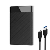 2,5 hüvelykes mobil merevlemez doboz eszköz Ingyenes USB 3.0 - SATA merevlemez ház Plug and Play merevlemez-tok SSD-hez és HDD-hez