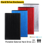 2,5 hüvelykes merevlemez-ház Merevlemez-ház Tárolóeszközök Kompatibilis USB3.0 HDD külső merevlemez-tok Plug and Play PC TV laptophoz