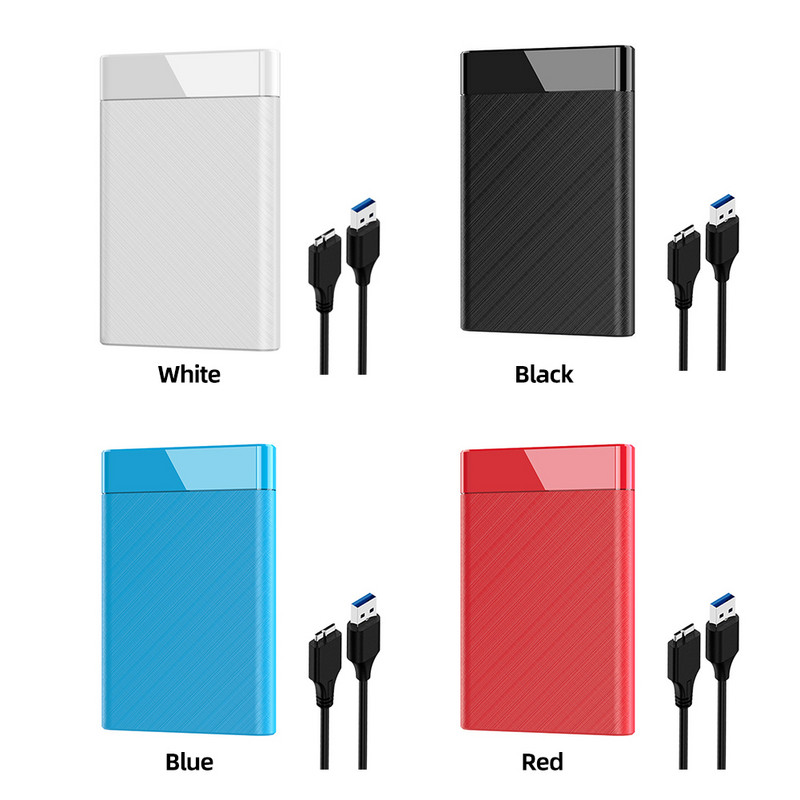 Θήκη σκληρού δίσκου φορητού 2,5 ιντσών 5 Gbps USB 3.0 σε SATA Εξωτερικό περίβλημα σκληρού δίσκου Σύνδεση και αναπαραγωγή Θήκη σκληρού δίσκου για SSD και HDD