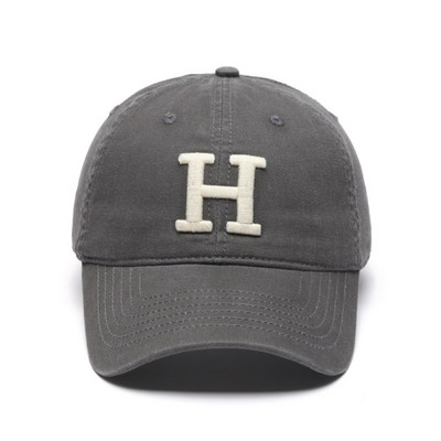 Beisbolo kepurė H raidė Cap Snapback Kepurė nuo saulės Pavasario rudens beisbolo kepurė Sportinė kepurė Hip Hop Fitted Cap Kepurės vyrams Moterys